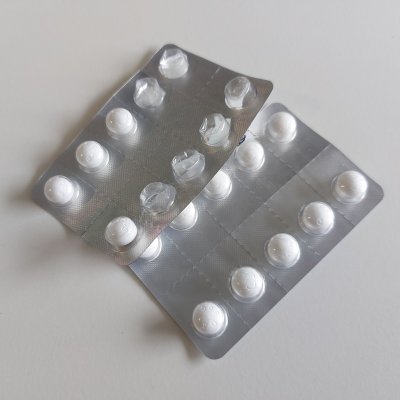 Blister met medicatie, pillen